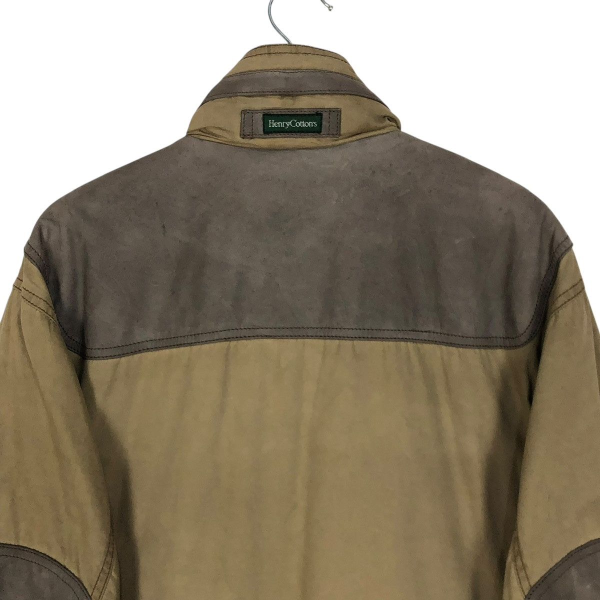 Henry Cotton's Vintage Henry Cottons Rugged Suede Jacket Hoodie Italy Size US L / EU 52-54 / 3 - 12 Thumbnail