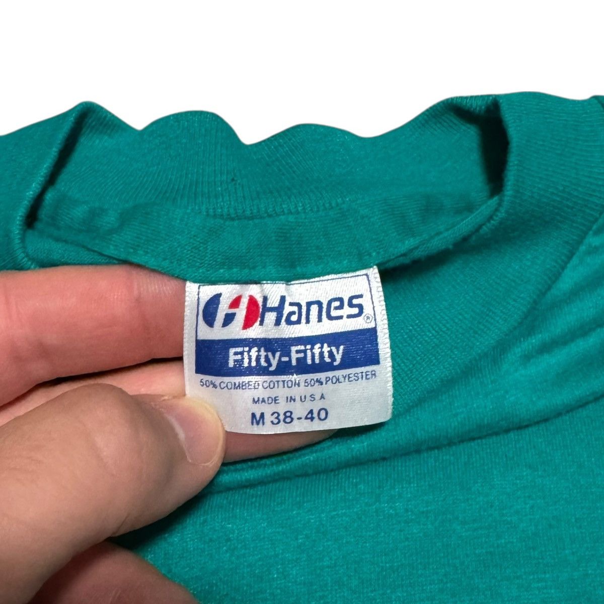 Hanes 80s Shaw Brothers Naturally New Hampshire Shirt Men's S Size US S / EU 44-46 / 1 - 4 Thumbnail