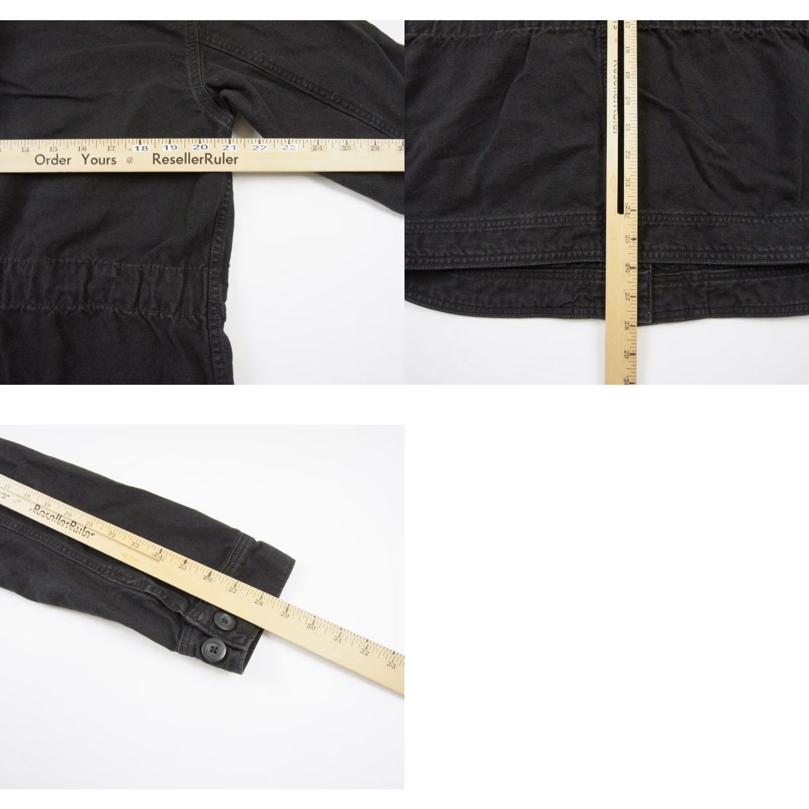 Everlane Everlane Women's Canvas Jacket Small Black Utility Outdoor Casual Long Sleeve Size S / US 4 / IT 40 - 8 Thumbnail