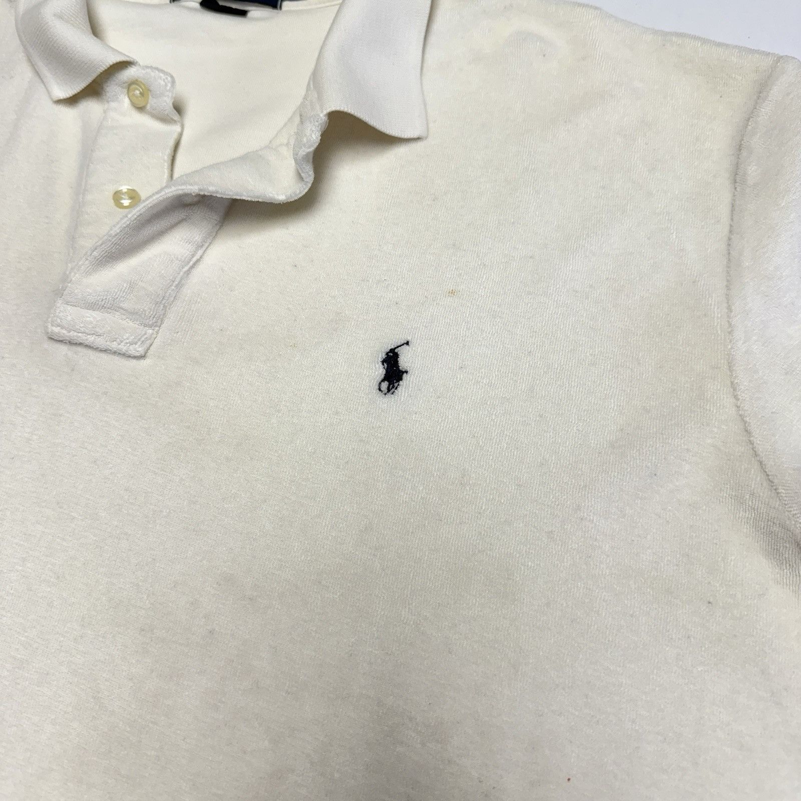 Polo Ralph Lauren Ralph Lauren Polo Terry Cloth Shirt Mens XL 25x28 White Shor Size US XL / EU 56 / 4 - 5 Thumbnail