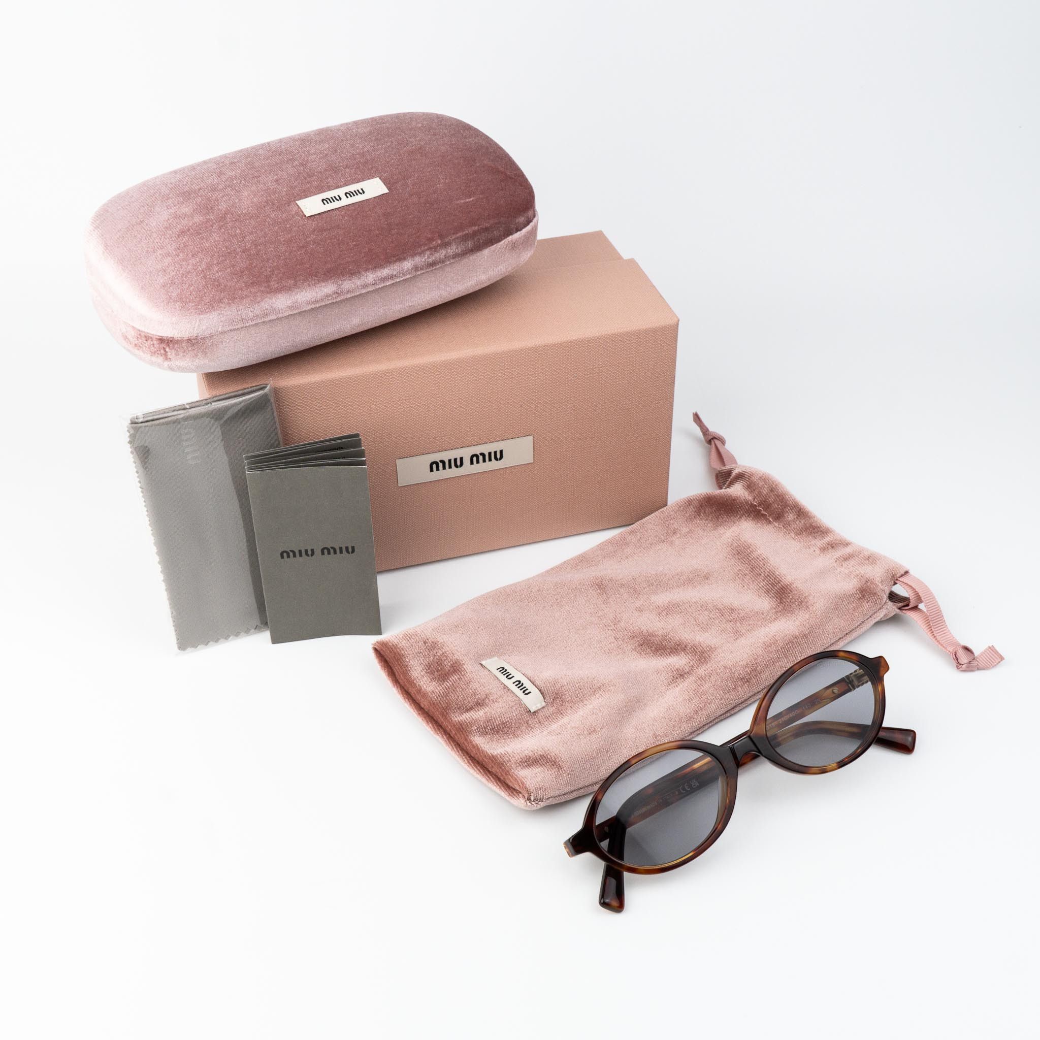 Miu Miu Miu Miu REGARD Sunglasses MU04ZS 21C40O NEW AUTHENTIC Size ONE SIZE - 10 Thumbnail