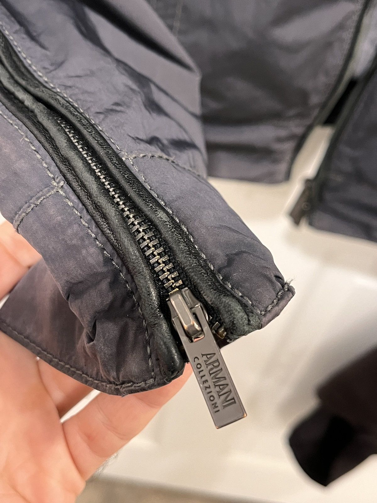 Armani Collezioni Classic Armani Collezioni Water Repellent Bomber Jacket Size US M / EU 48-50 / 2 - 4 Thumbnail
