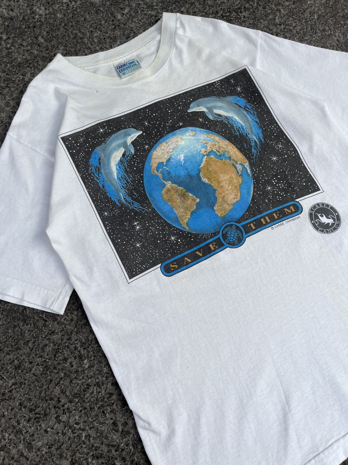 Vintage VINTAGE 90S XCARET CANCÚN TEE Size US M / EU 48-50 / 2 - 2 Thumbnail