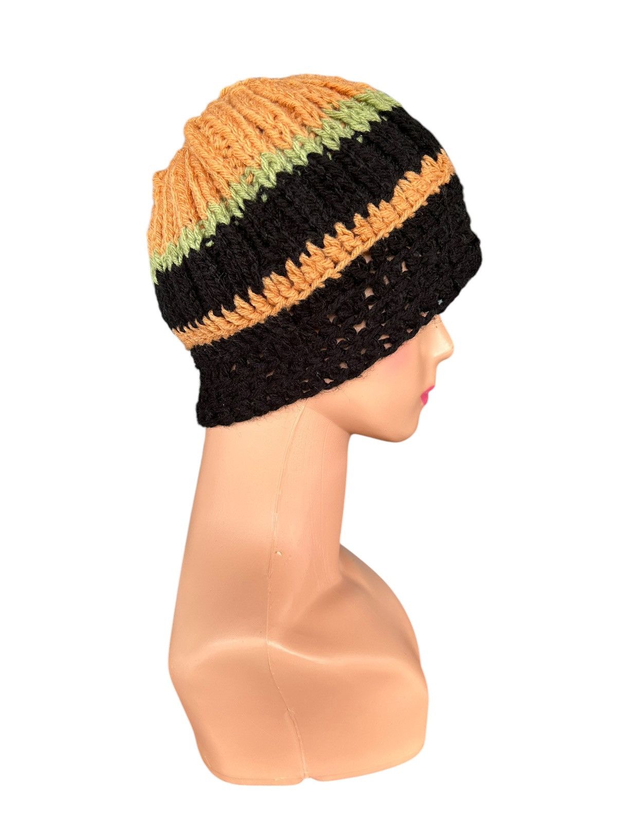 Japanese Brand × Kapital × Vintage Crochet Knitted handmade Beanie Hats Size ONE SIZE - 5 Thumbnail