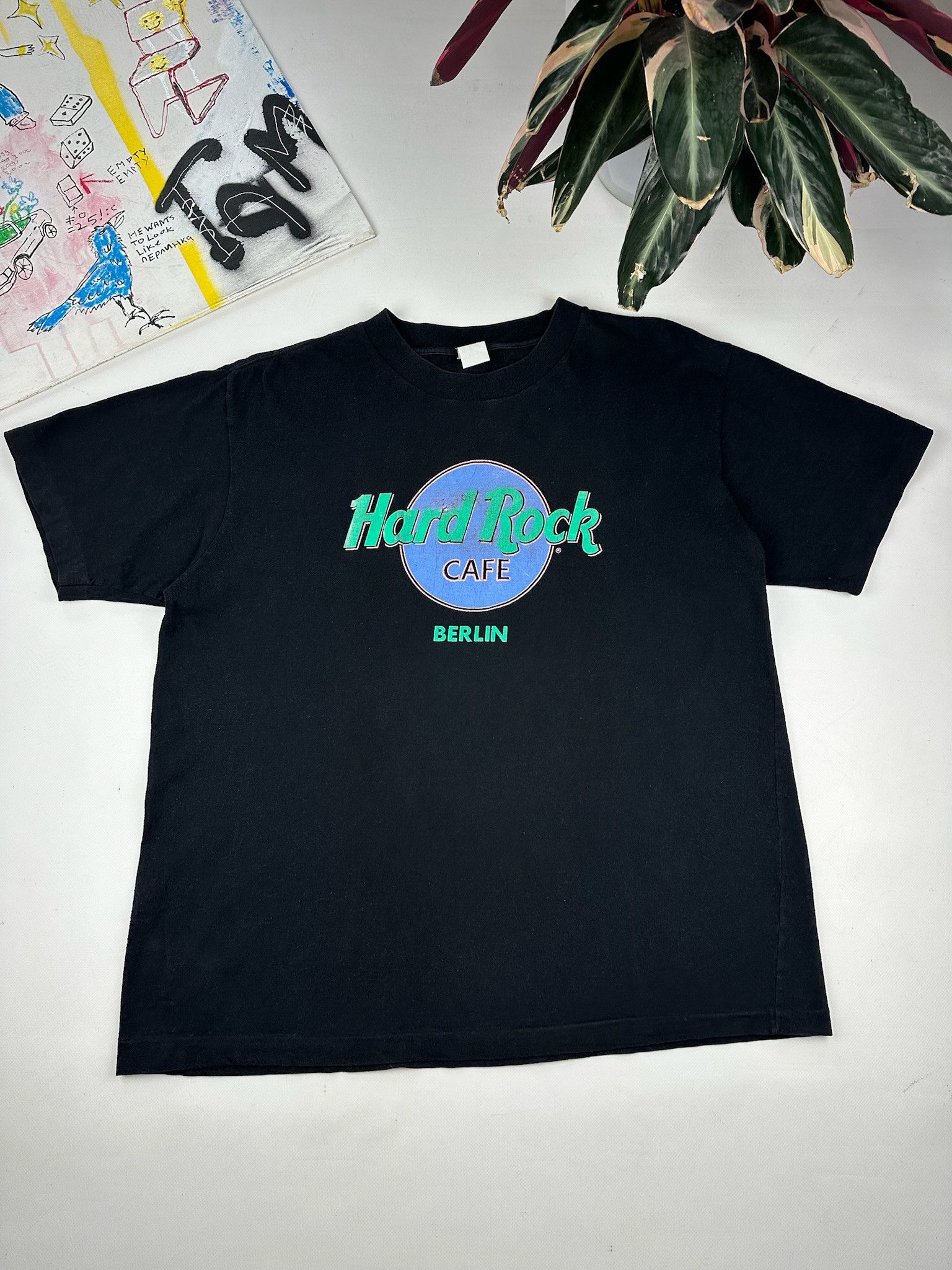 Hard Rock Cafe Hard Rock Cafe Berlin Vintage Tee techno T-Shirt Size US L / EU 52-54 / 3 - 1 Thumbnail
