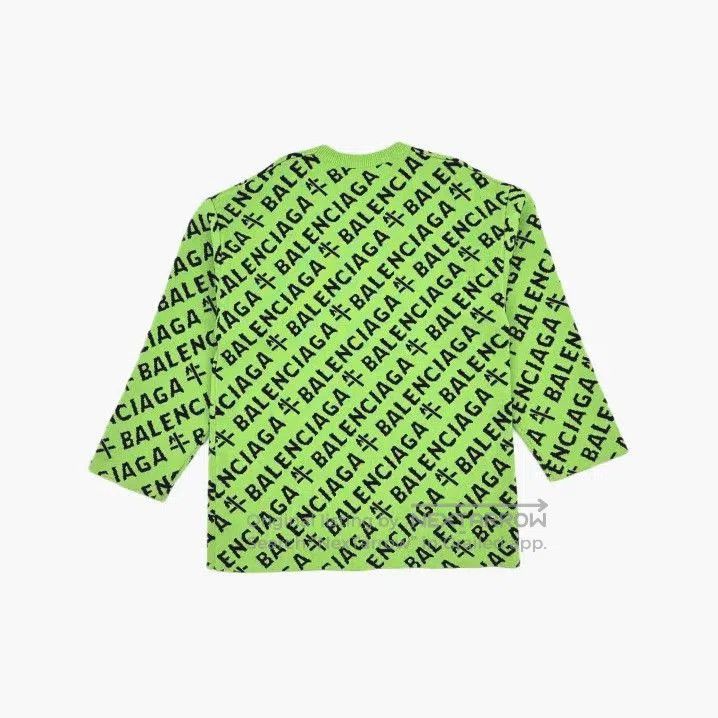 Balenciaga Balenciaga SS21 Logo Long Sleeve Knit Sweater. Size US S / EU 44-46 / 1 - 3 Thumbnail