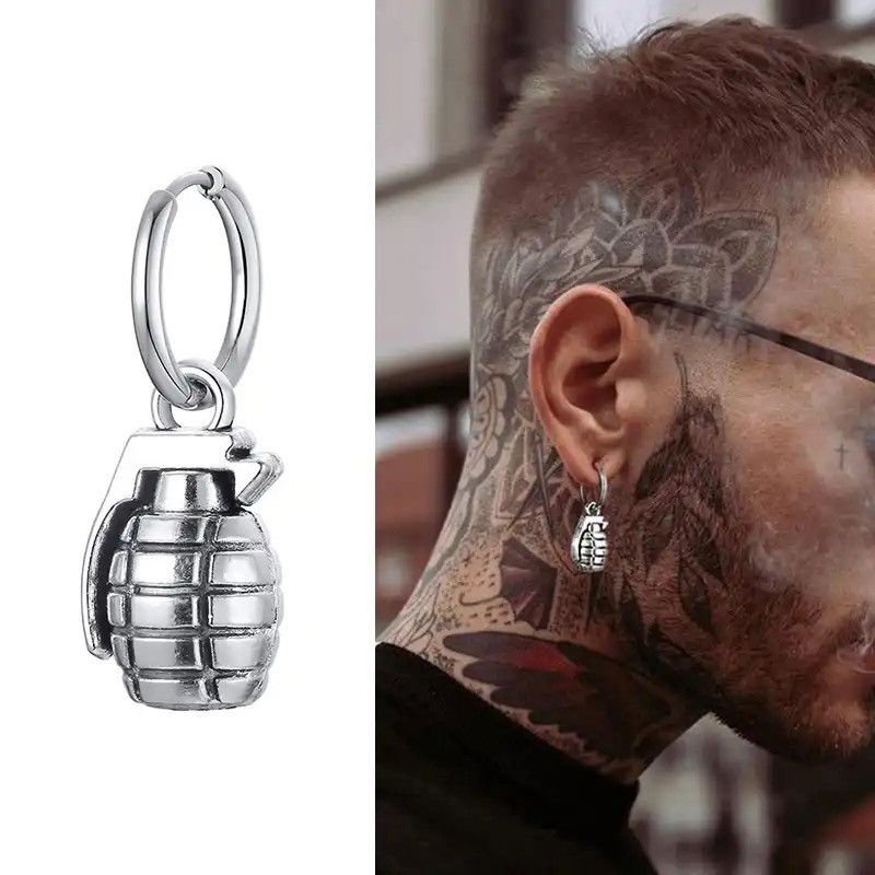 Jewelry FUN GRENADE SHAPED EARRINGS Size ONE SIZE - 1 Thumbnail