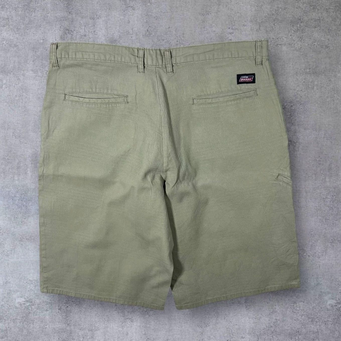 Dickies Dickies Skater Workwear Subtle Beige Check Chino Shorts 36 Beige Mens Regular Casual Workwear 36 Dickies Chino Shorts Mens Beige 90s DC41 Size US 36 / EU 52 - 2 Thumbnail