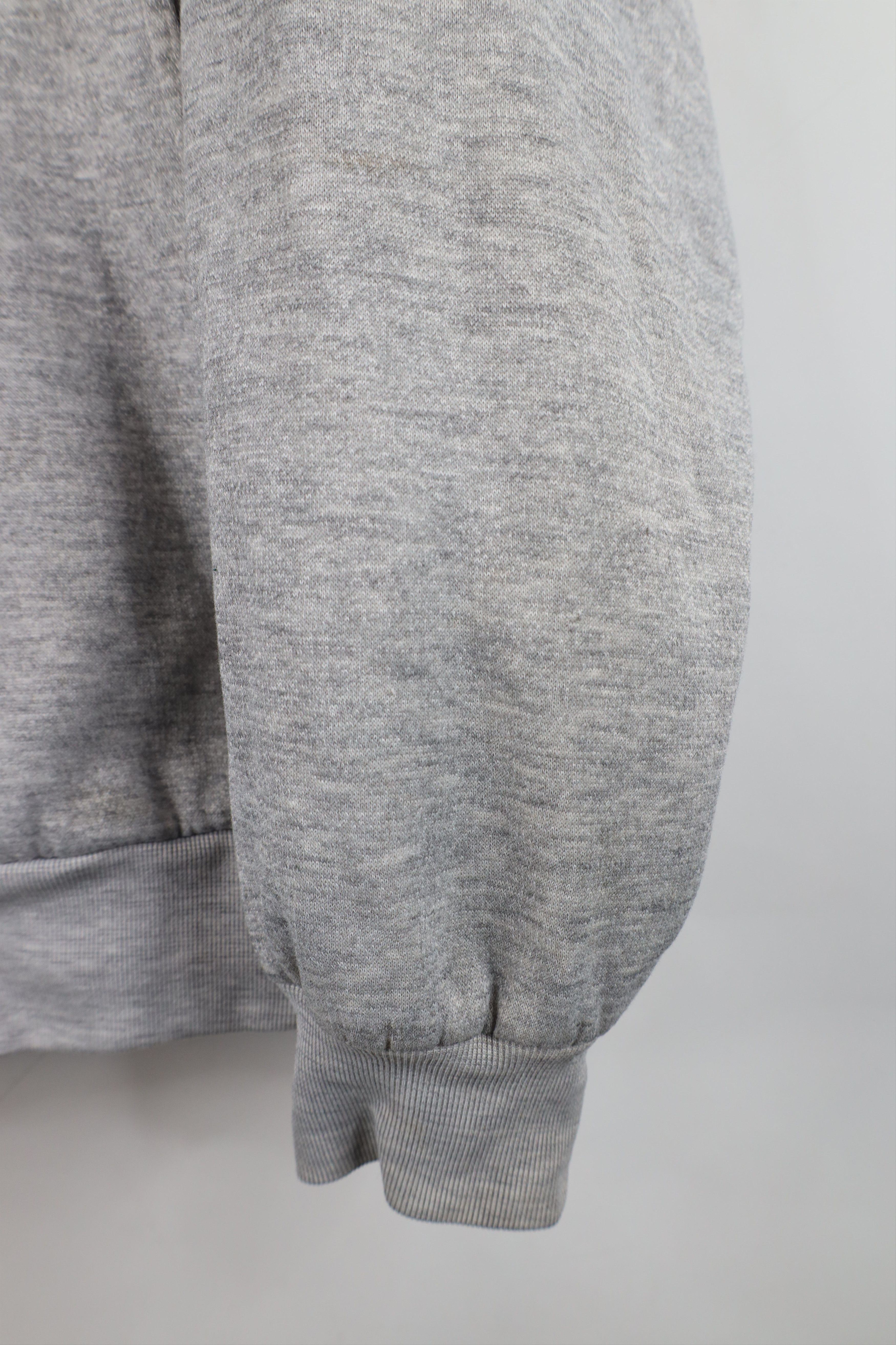 Vintage Vintage 90s Streetwear Knit Lined Full Zip Hoodie Gray Size US XL / EU 56 / 4 - 4 Thumbnail