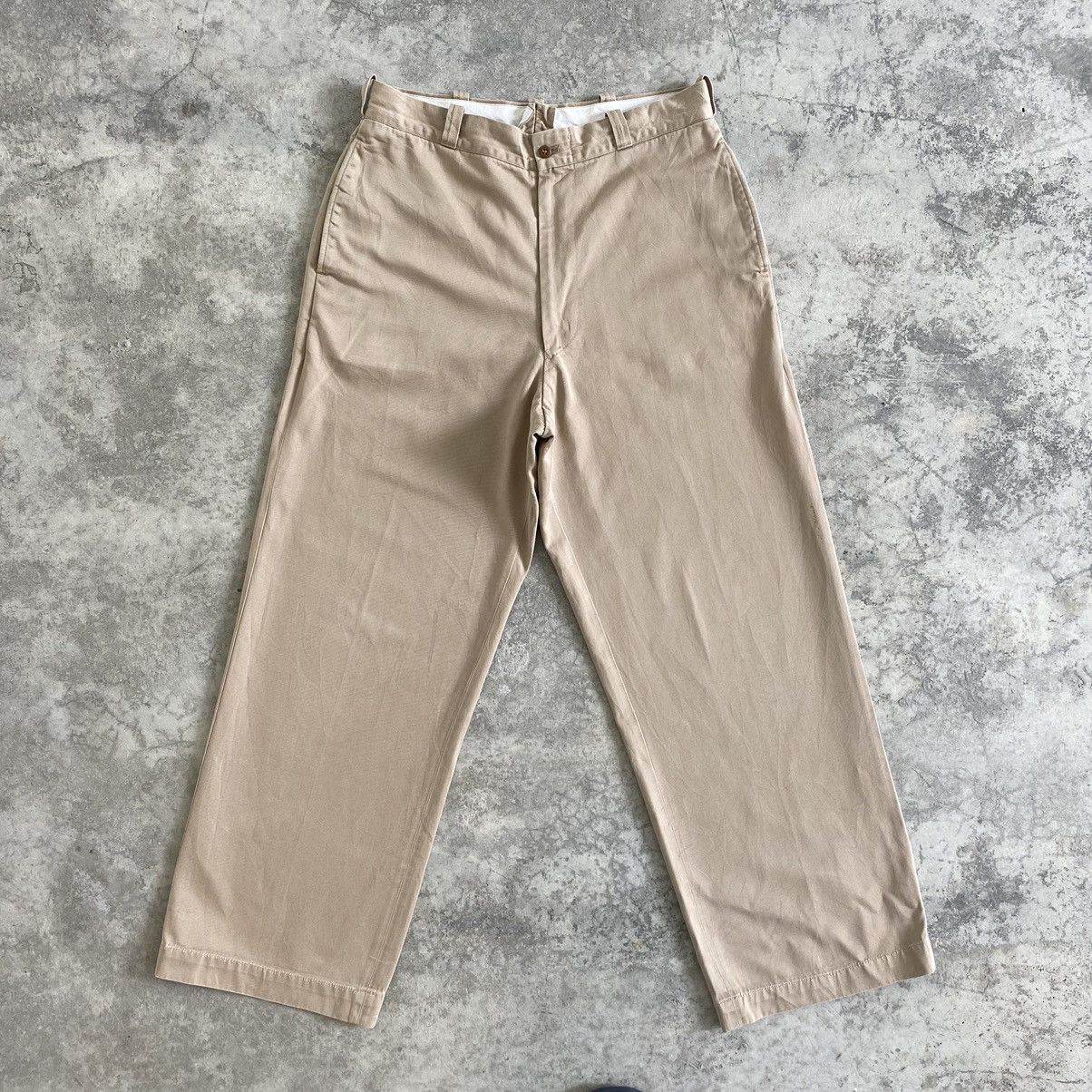 Buzz Rickson's VTG Buzz Rickson’s Made In Japan Baggy Chino Trousers Pants Size US 32 / EU 48 - 1 Thumbnail