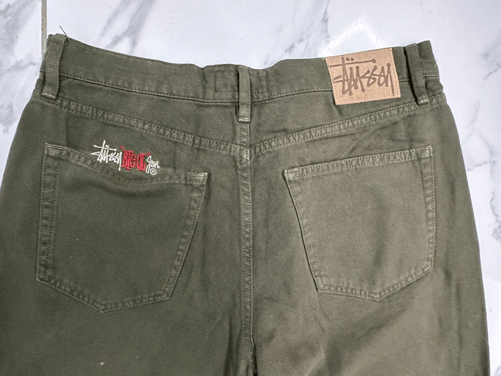 Stussy Stussy Big Ol Jean Size 32 Olive Drab Size US 32 / EU 48 - 4 Thumbnail
