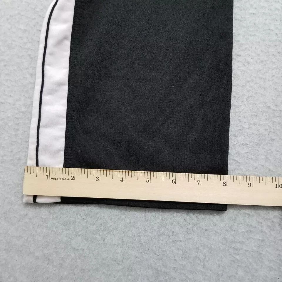 Puma Puma Track Pants Womens Small 32x31 Black Logo Stipes Jogger Size 32" / US 10 / IT 46 - 6 Thumbnail