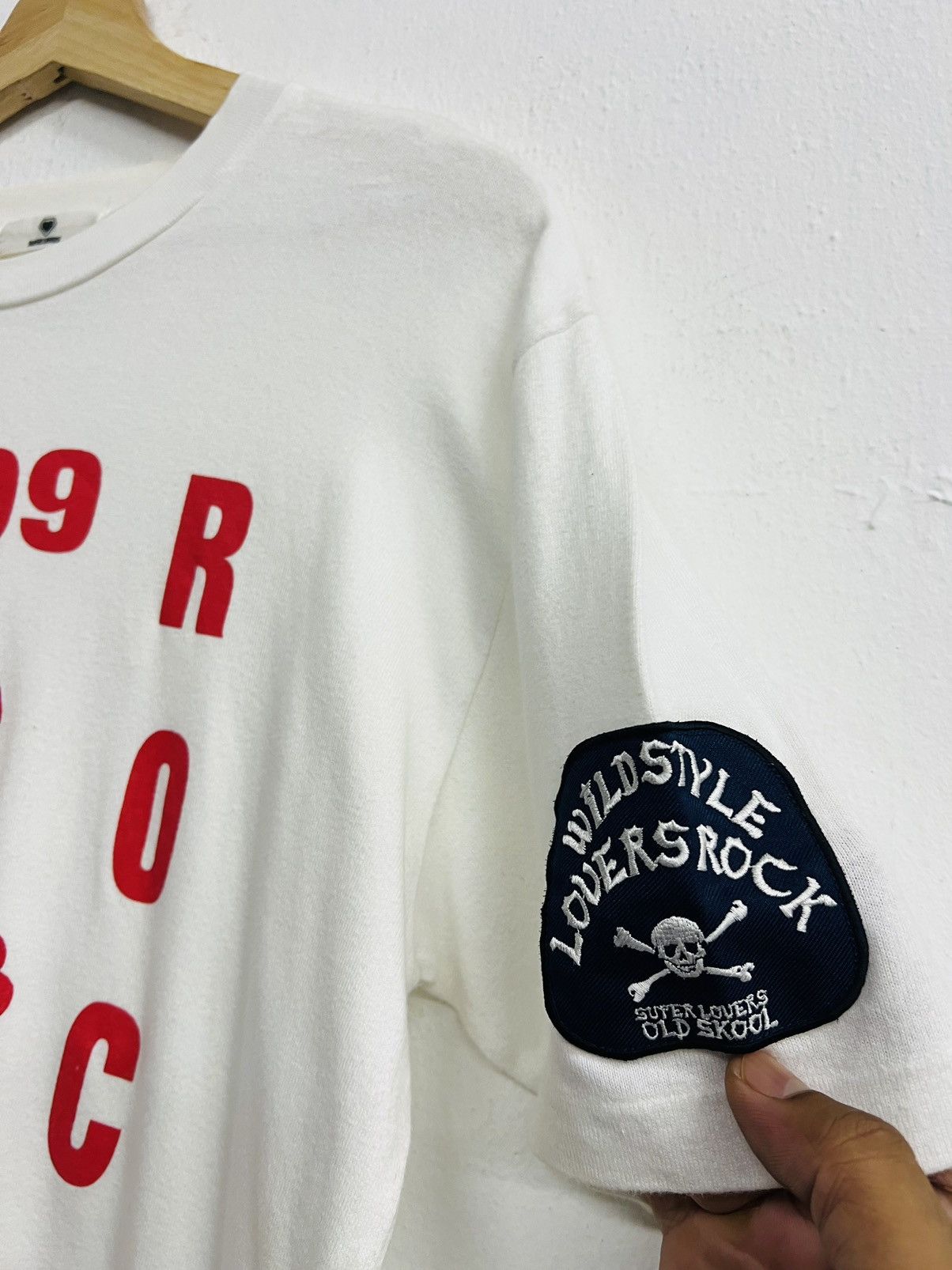 Hysteric Glamour VINTAGE 1999 SUPERLOVERS LOVERS ROCK SKULL TEE Size US L / EU 52-54 / 3 - 6 Thumbnail