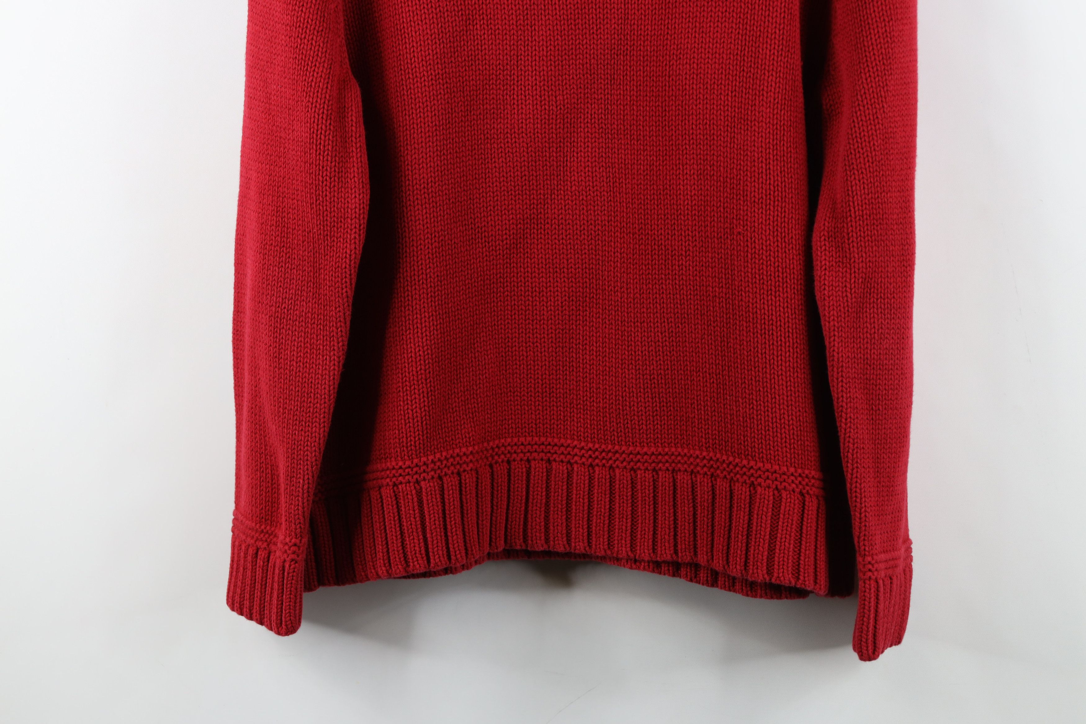 Ralph Lauren Vintage 90s Ralph Lauren Snowflake Knit Turtleneck Sweater Size L / US 10 / IT 46 - 12 Thumbnail