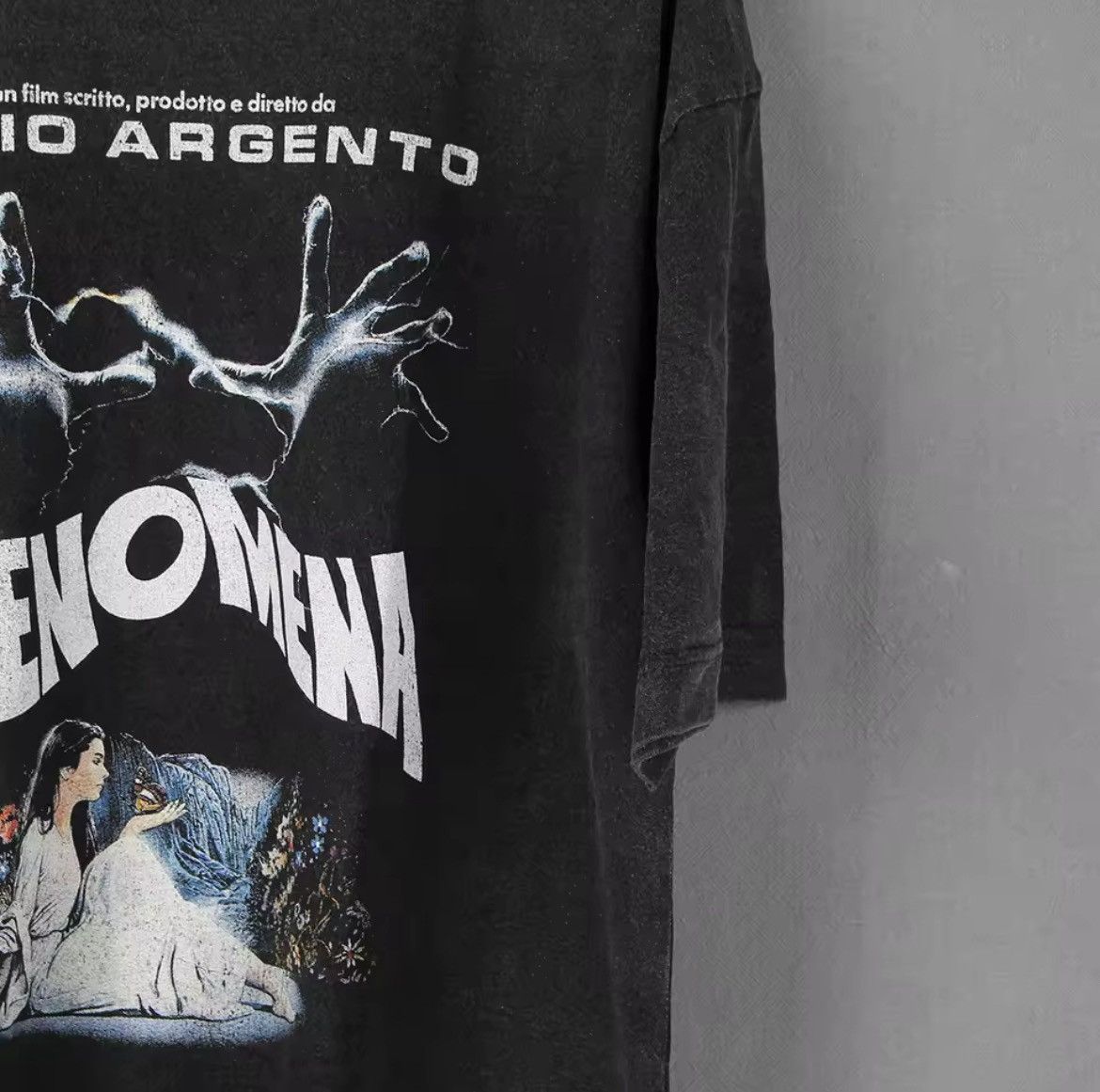 Vintage "Phenomena" Graphic Printed Cotton Tshirt Size US S / EU 44-46 / 1 - 2 Thumbnail