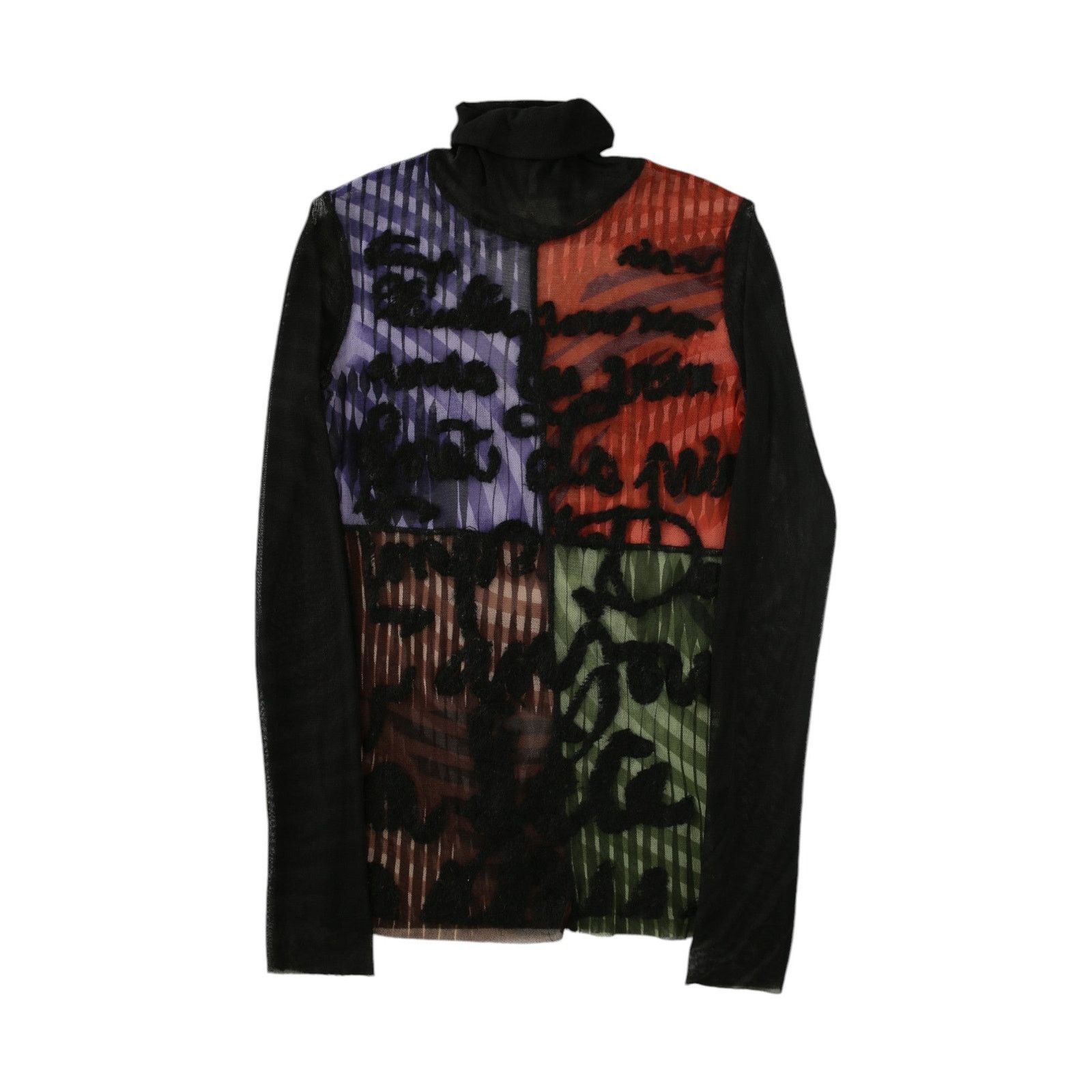 Jean Paul Gaultier F/W 2001 Greta Garbo Marlene Dietrich Mesh Top Size M / US 6-8 / IT 42-44 - 2 Thumbnail