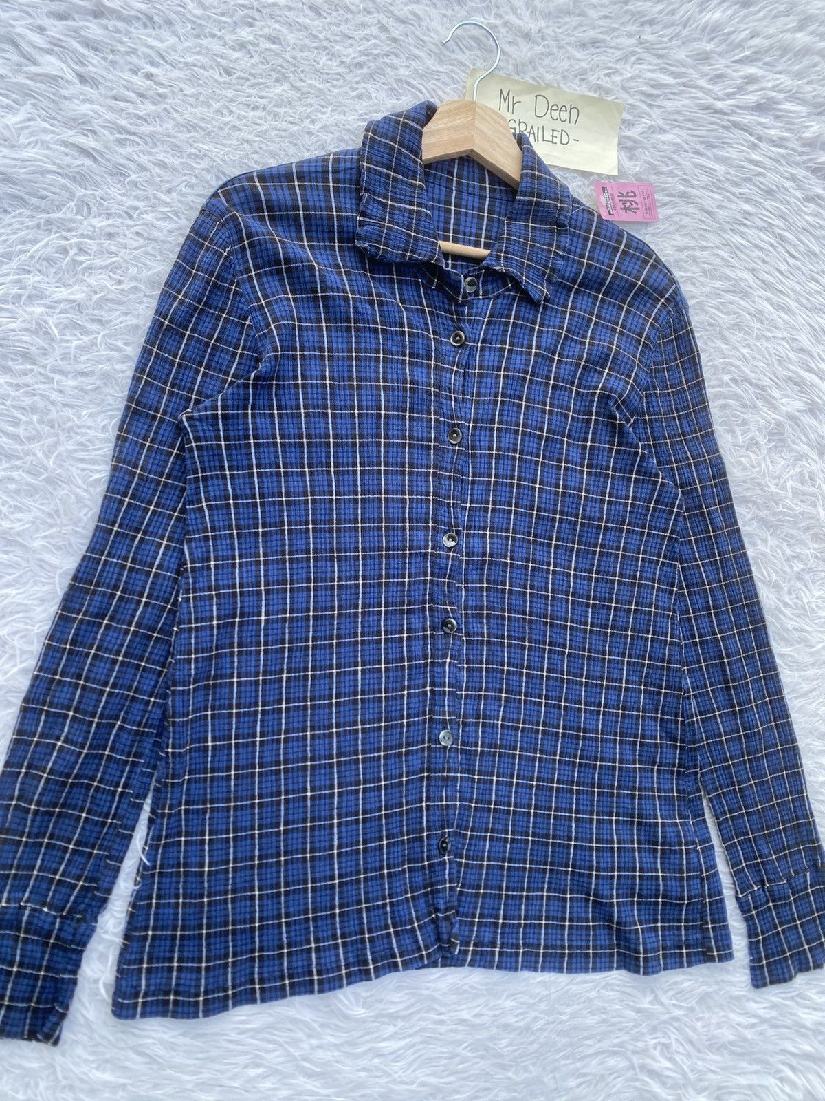 Tsumori Chisato Rare Vintage Tsumori Chisato by Issey Miyake Checkered Shirt Size US M / EU 48-50 / 2 - 5 Thumbnail
