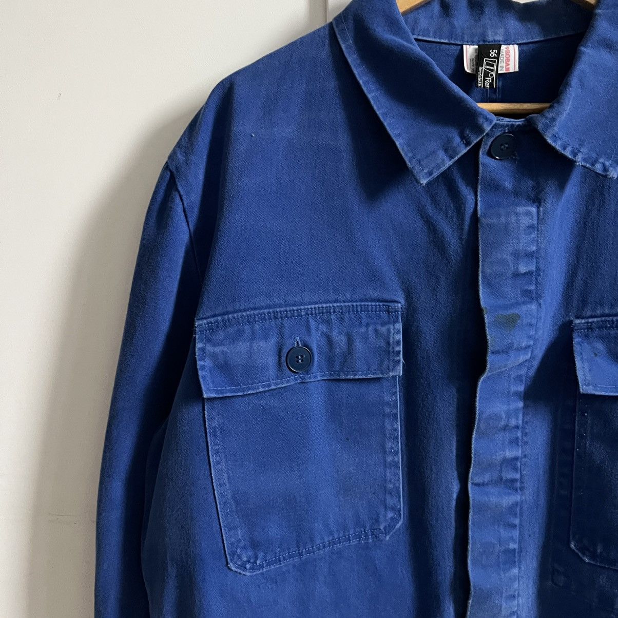 Vintage Vintage German sanfor faded works chore jacket Size US XL / EU 56 / 4 - 3 Thumbnail