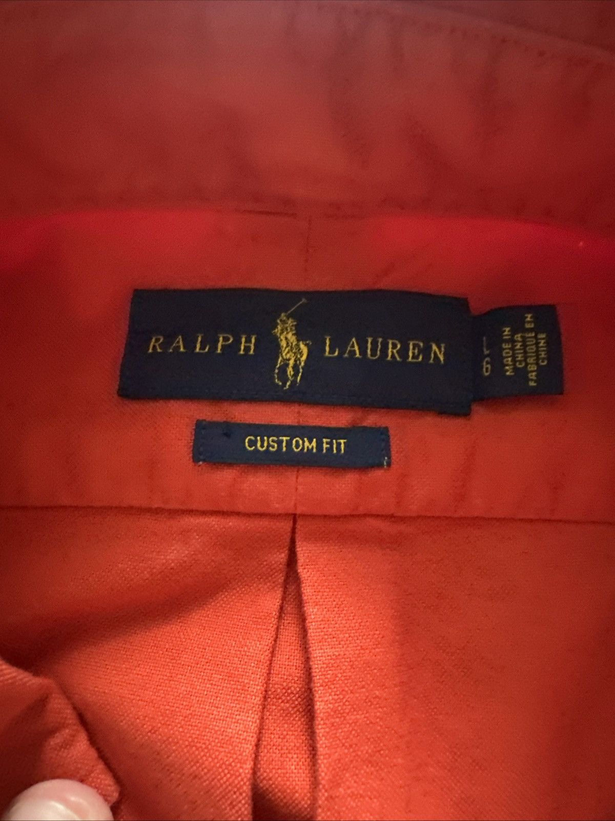 Polo Ralph Lauren Polo Ralph Lauren Men Classic Fit Garment Dyed Oxford Shirt Size US L / EU 52-54 / 3 - 4 Thumbnail