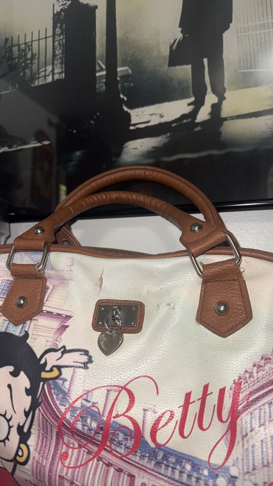Japanese Brand × Vintage Vintage / Y2K 2000s Betty Boop London All Over Print Purse Size ONE SIZE - 5 Thumbnail
