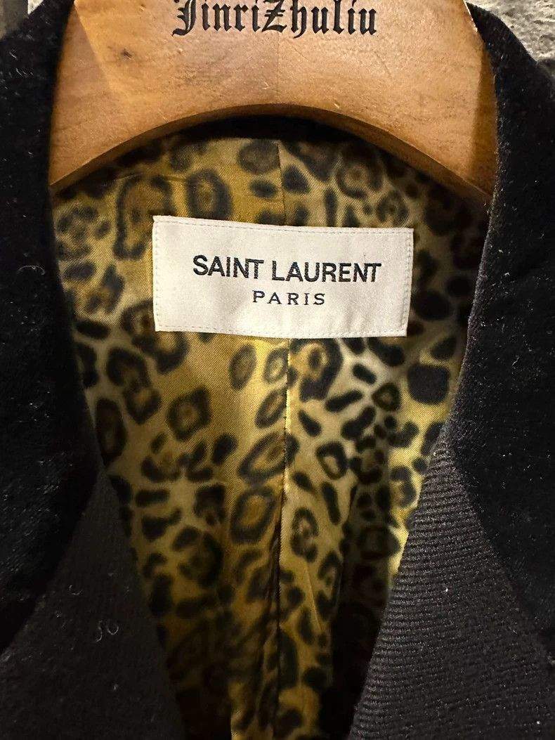 Saint Laurent Paris Saint Laurent Paris 15fw Velvet Splicing Coat-2506 Size US M / EU 48-50 / 2 - 5 Thumbnail