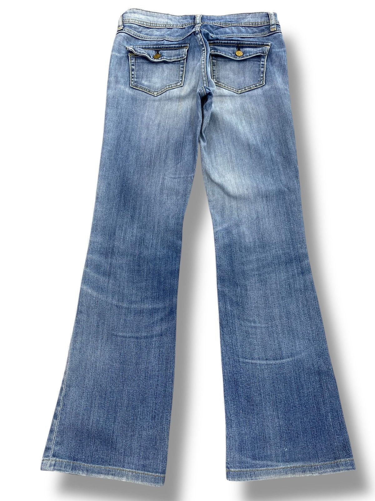 Uniqlo Uniqlo Style Up Faded Wash Style Flare Jeans Size US 28 / EU 44 - 3 Thumbnail