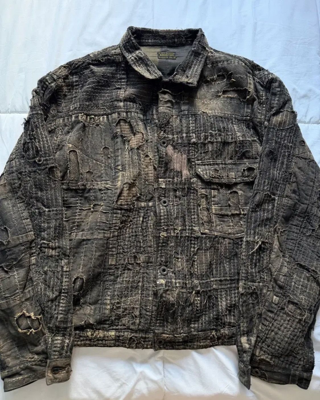 Kapital × Kapital Kountry Kapital Kountry Boro 1st Jacket denim