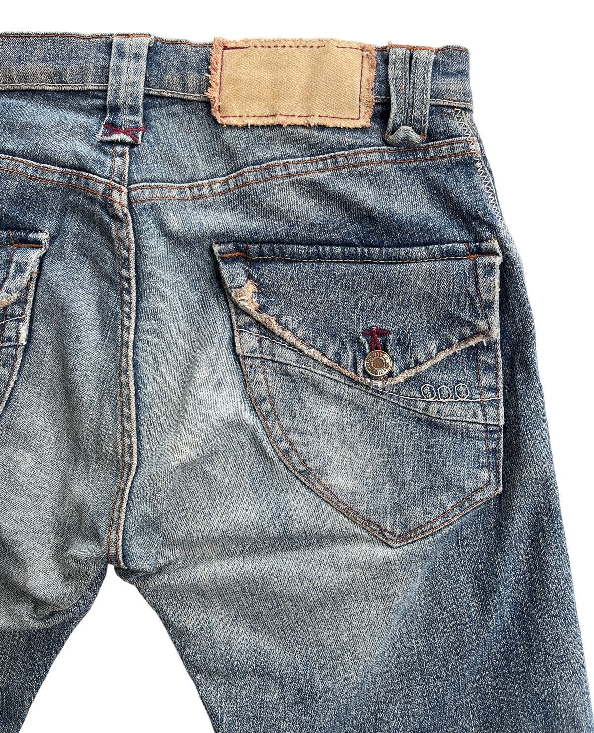 Japanese Brand Vintage Blue Way Flare Distressed Denim Size US 31 - 10 Thumbnail