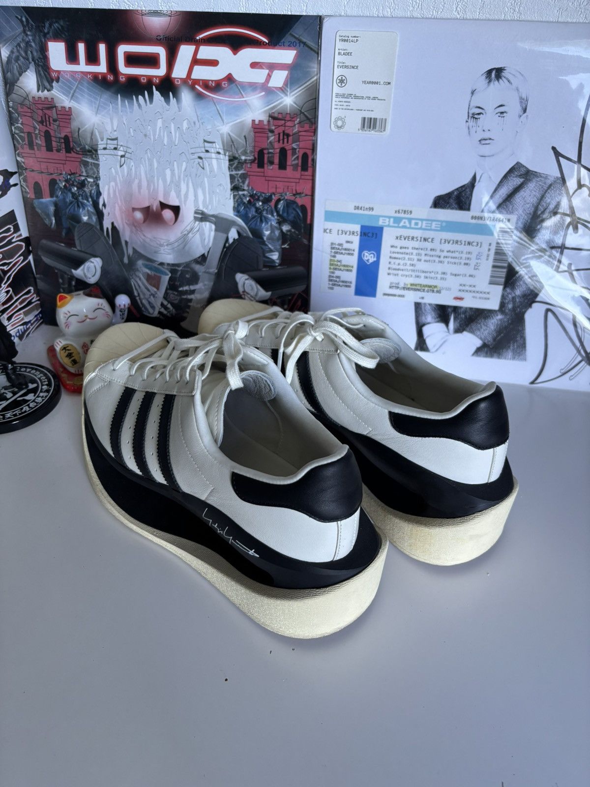 Adidas × Y-3 Y-3 gendo superstar platform shoes Size US 12 / EU 45 - 4 Thumbnail