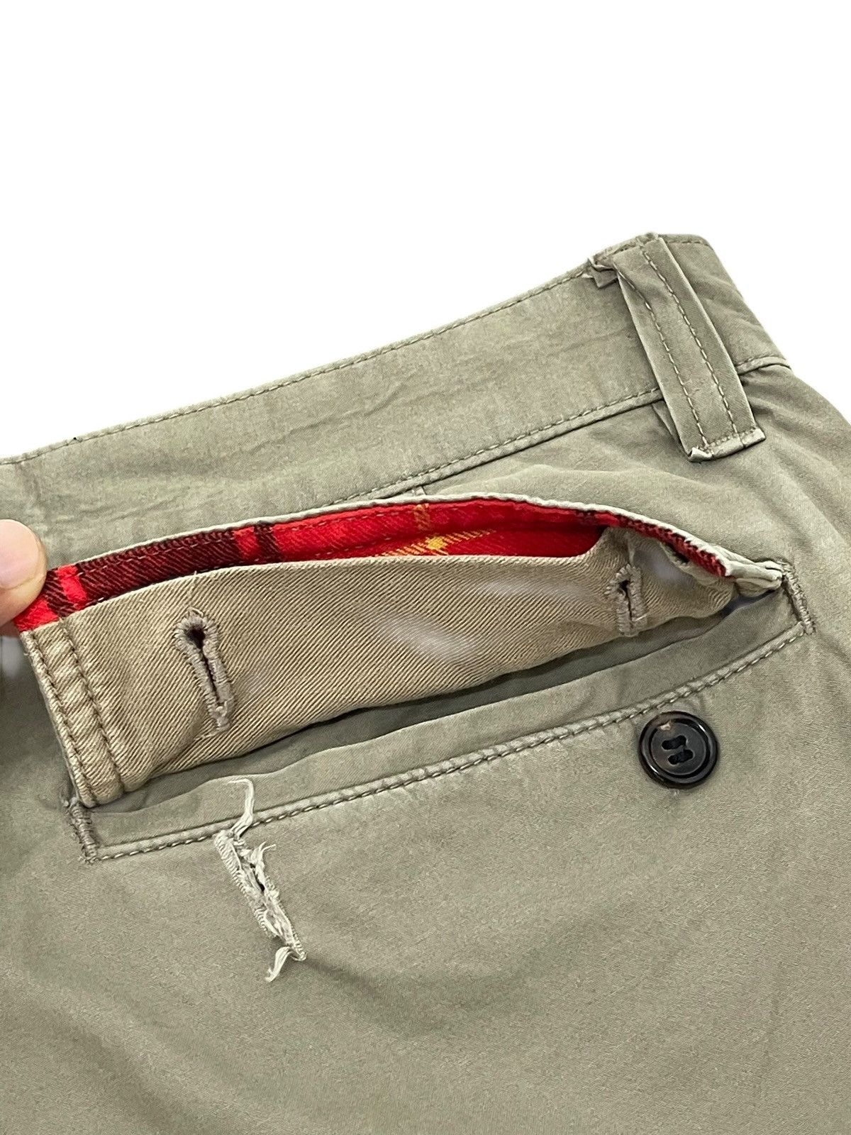 Comme des Garcons AD 2010 Cargo Pant Comme Des Garcons Check Lining Slim 1🟦5 Size US 33 - 15 Thumbnail