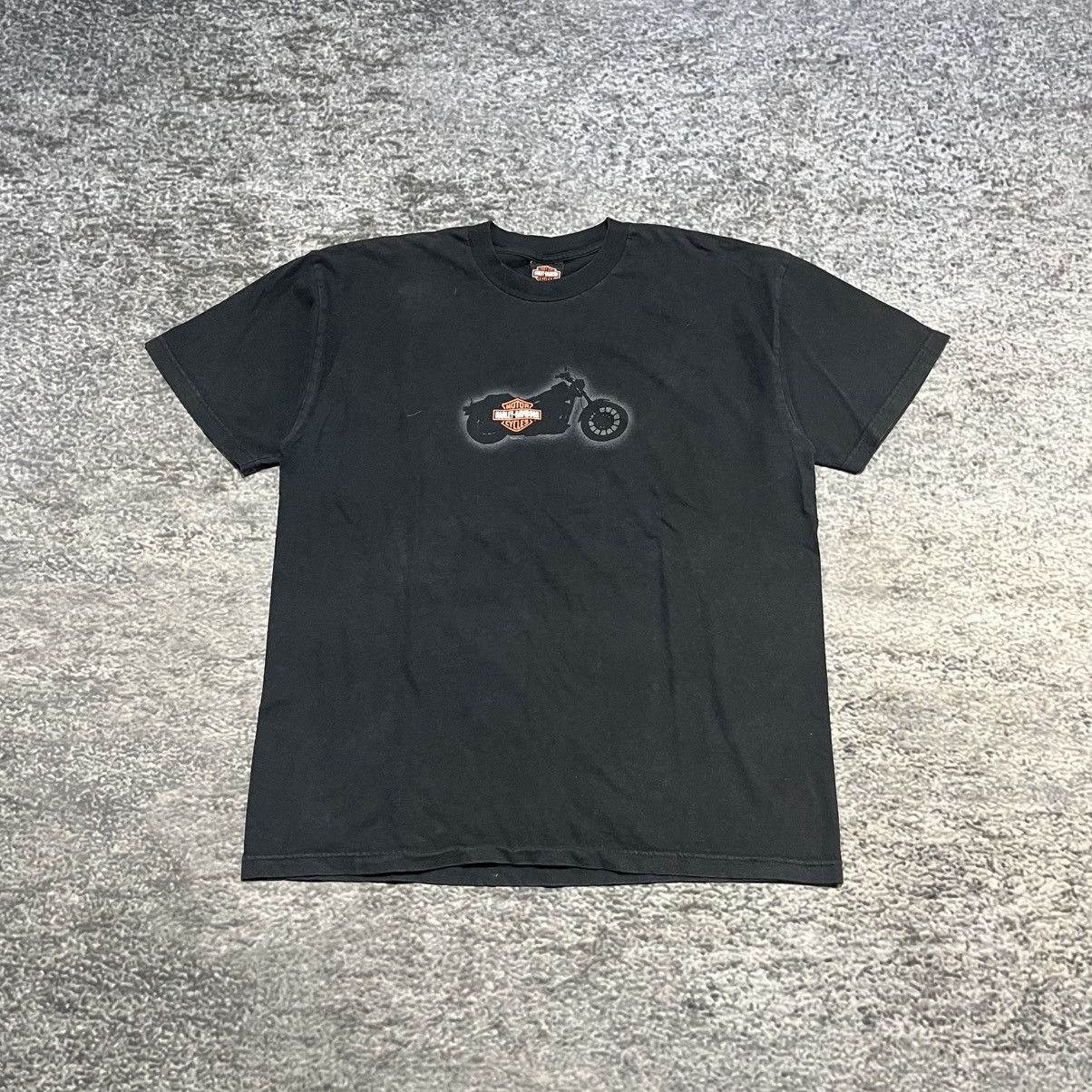 Harley Davidson Vintage Harley Davidson T Shirt Double Sided Biker Flames XL Size US XL / EU 56 / 4 - 1 Thumbnail