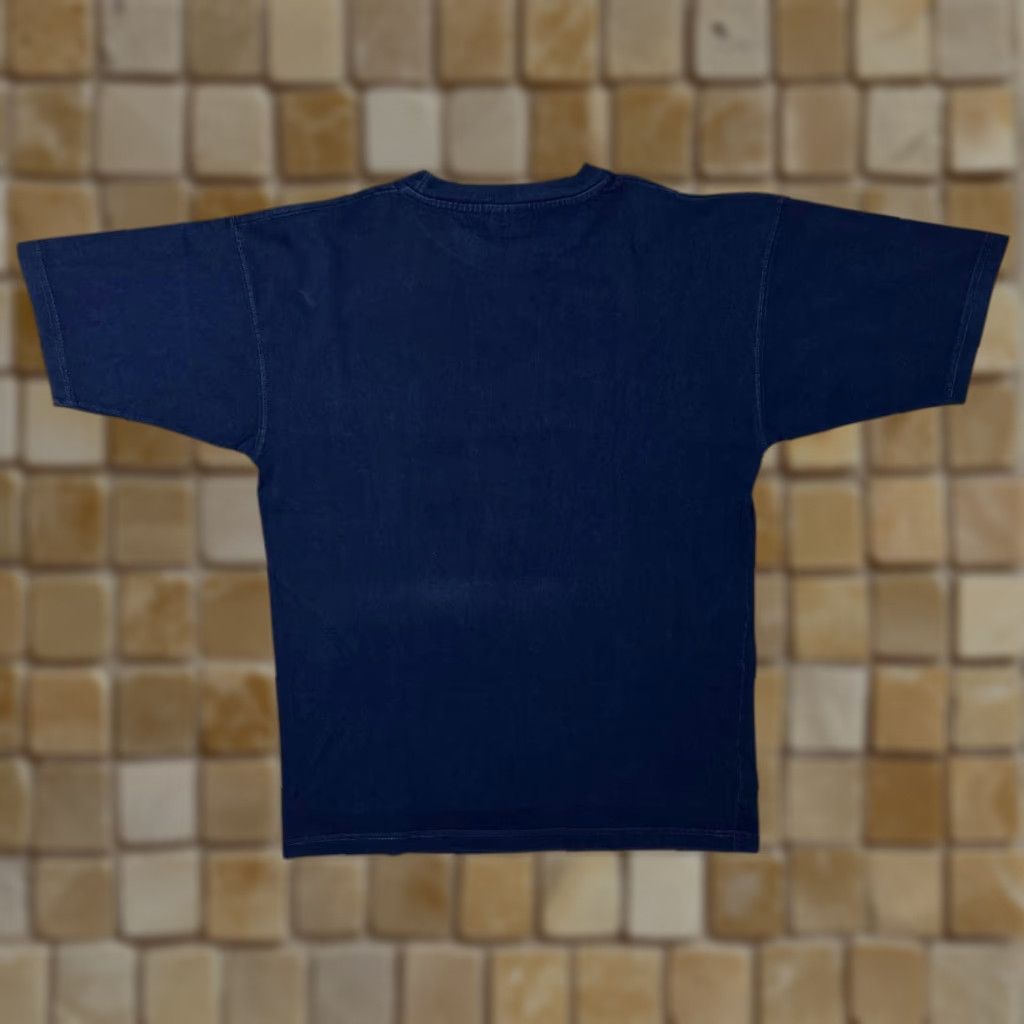Vintage VINTAGE American Legends Biker Graphic Spellout Navy Blue T-Shirt Large Mens Shirt Size US L / EU 52-54 / 3 - 1 Thumbnail