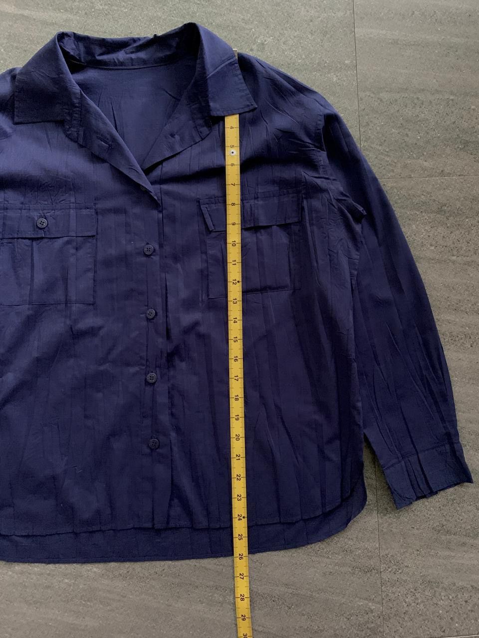 Pleats Please Issey Miyake Double Pocket Pleated Shirt Size US S / EU 44-46 / 1 - 11 Thumbnail