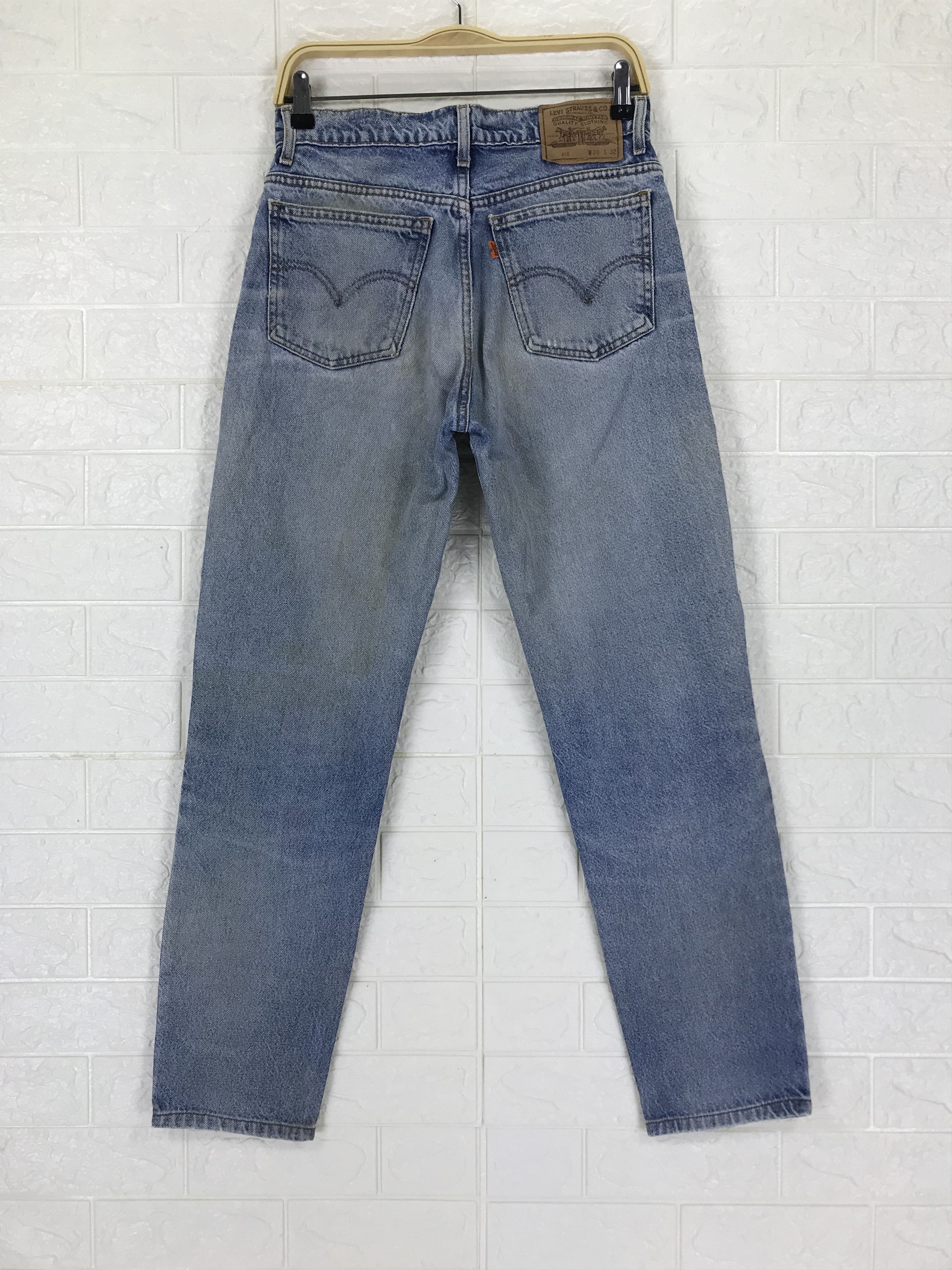 Levi's Vintage 90s Levi's 310 Light Wash Orange Tab Jeans Size US 29 - 5 Thumbnail