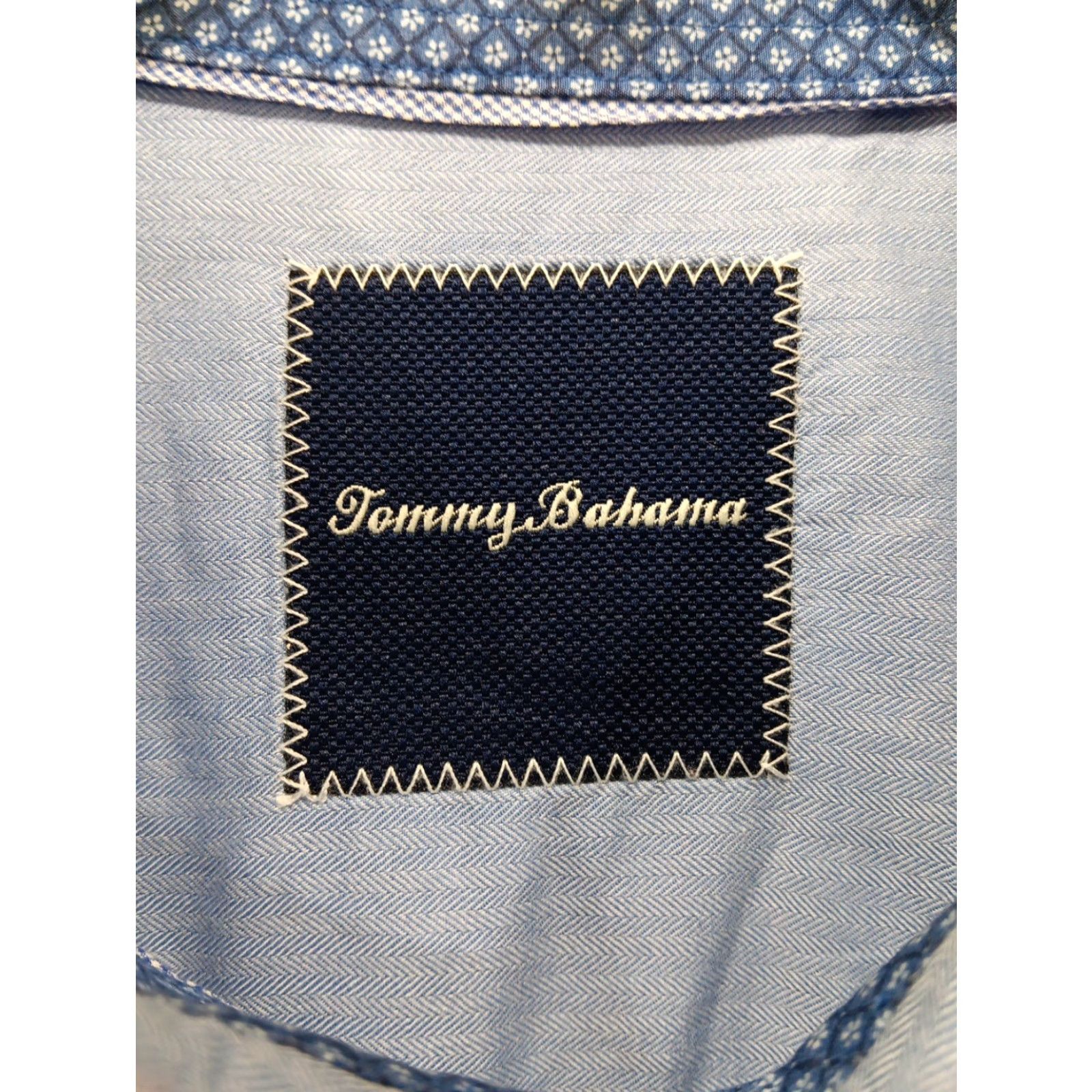 Tommy Bahama Tommy Bahama Shirt Men's XLT Light Blue Button-Up Long Sleeve 100% Pima Cotton Casual Outdoor Regular Fit Button-Down Collar Mens Shirt Size US XL / EU 56 / 4 - 3 Thumbnail