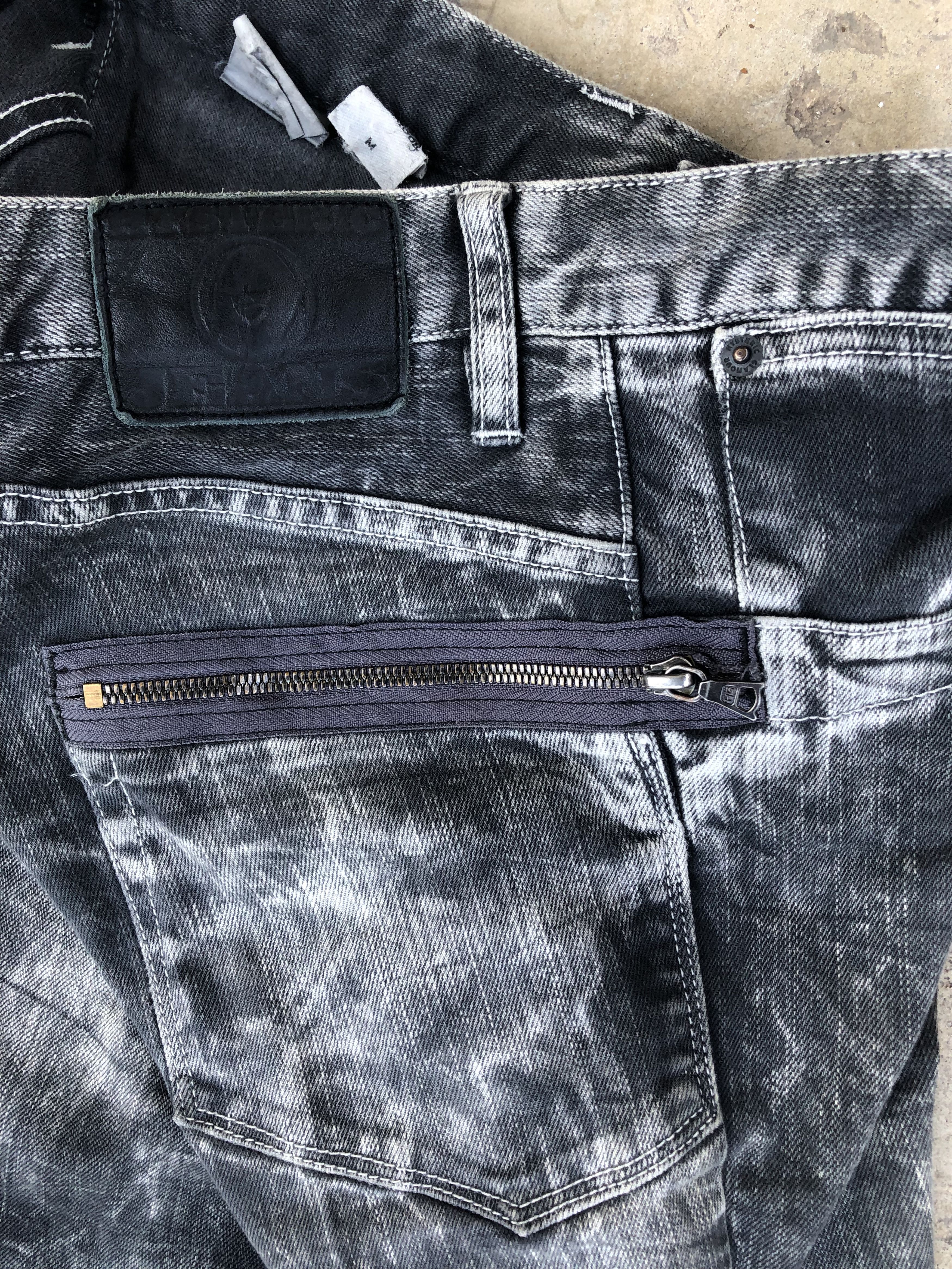 Hysteric Glamour Hysteric Glamour 00s Zip Pocket Washed Pants Black Grey Size US 30 / EU 46 - 7 Thumbnail