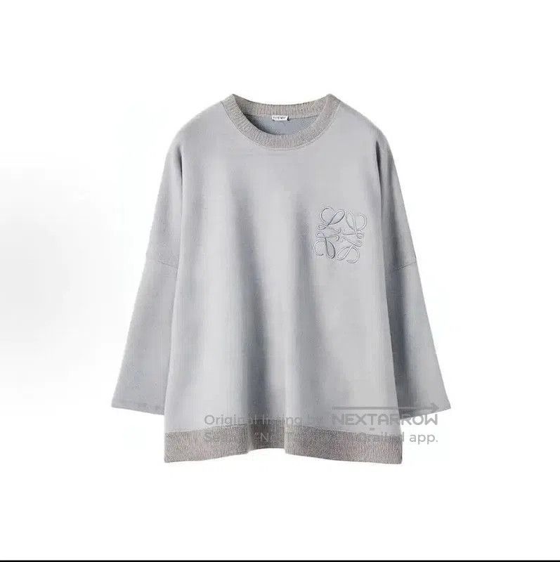 Loewe Loewe Gray Cotton Women's Sweatshirt . Size M / US 6-8 / IT 42-44 - 1 Thumbnail
