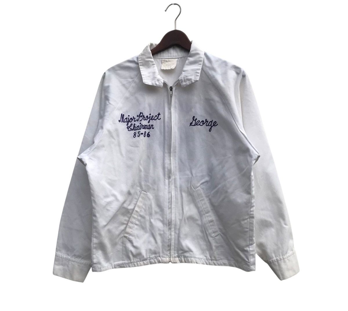 Vintage Vintage Paramount Elks Men’s 80’s Embroidery Jacket (STAINS) Size US M / EU 48-50 / 2 - 2 Thumbnail