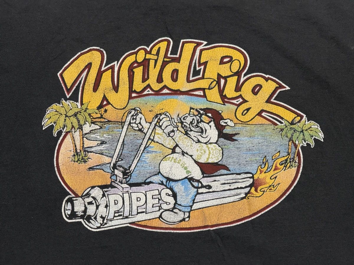 Vintage Vintage Wild Pig Pipes Daytona Florida Pocket Tee Size US XL / EU 56 / 4 - 2 Thumbnail