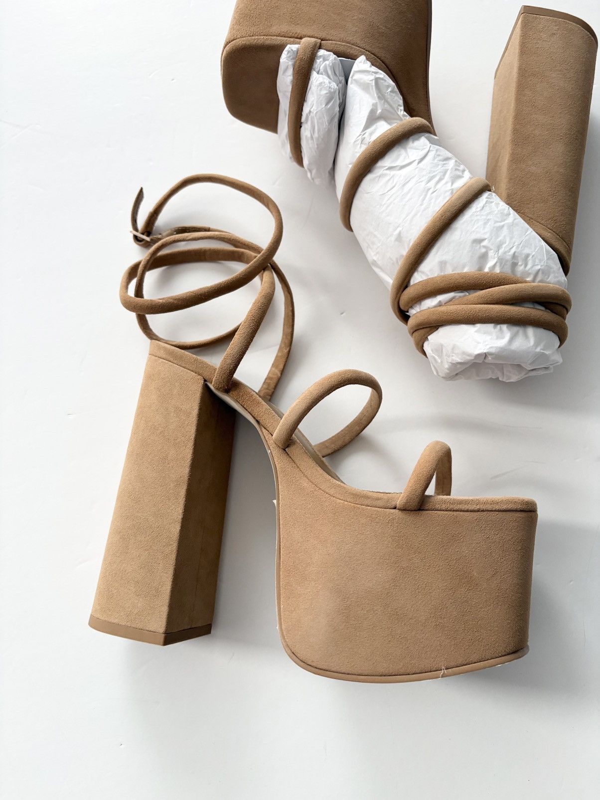 Cult Gaia Cult Gaia Hyte platform in Camel Size US 6 / IT 36 - 10 Thumbnail