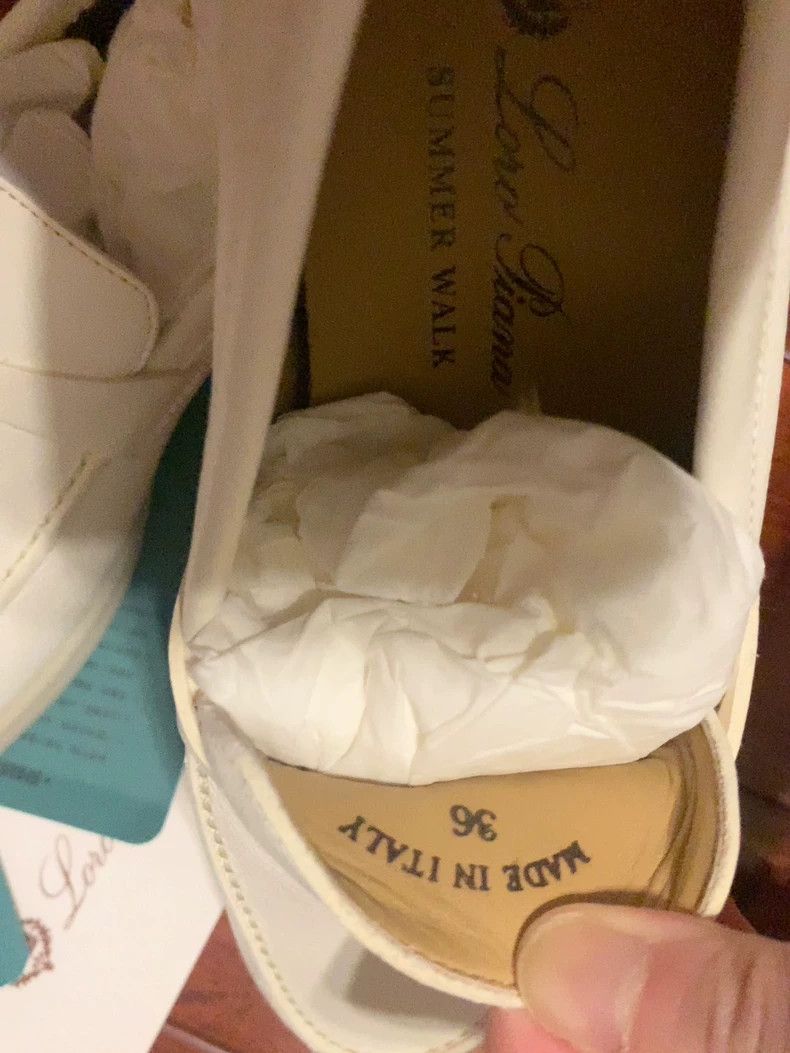 Loro Piana LORO PIANA White loafers Size US 5.5 / IT 35.5 - 3 Thumbnail