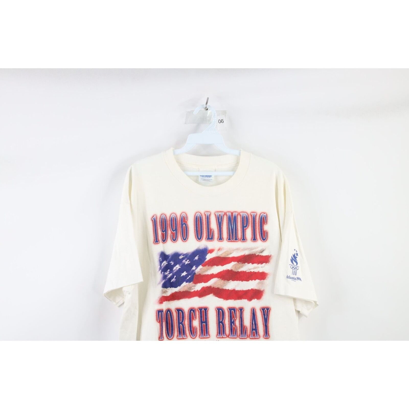 Coca Cola × Vintage Vintage 90s Coca Cola 1996 Atlanta Olympics T-Shirt Size US XL / EU 56 / 4 - 2 Thumbnail