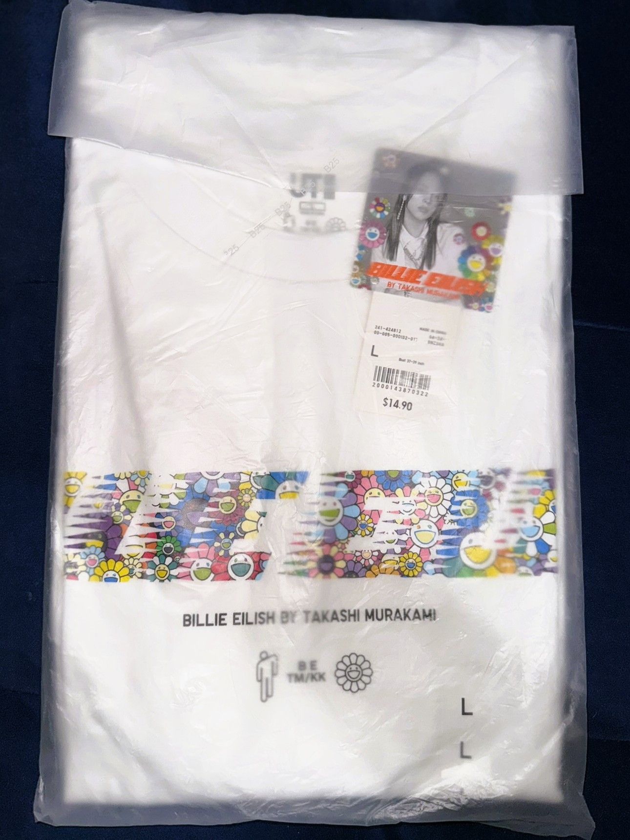 Billie Eilish × Takashi Murakami × Uniqlo Takashi Murakami x Billie Eilish FLOWERS Uniqlo Tee Size L / US 10 / IT 46 - 3 Thumbnail