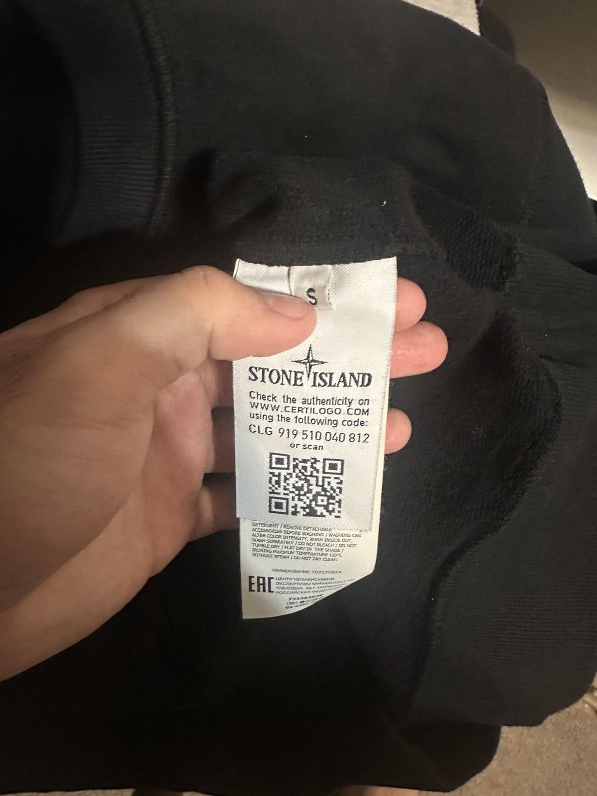 Stone Island Stone Island Black Sweater Size US S / EU 44-46 / 1 - 5 Thumbnail
