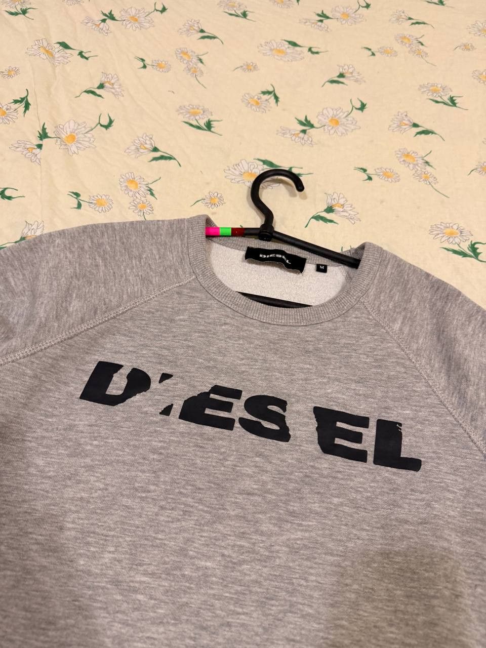 Diesel Vintage Diesel Big Center Logo Sweatshirt Grey Size US M / EU 48-50 / 2 - 2 Thumbnail