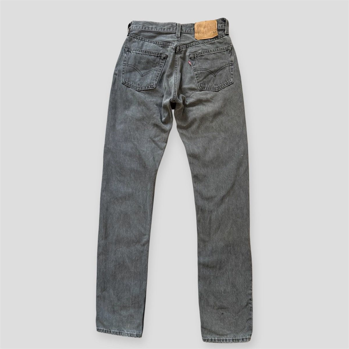 Levi's Vintage 90s Levi's 501 Faded Black / Charcoal Made in USA Size 27" / US 4 / IT 40 - 2 Thumbnail
