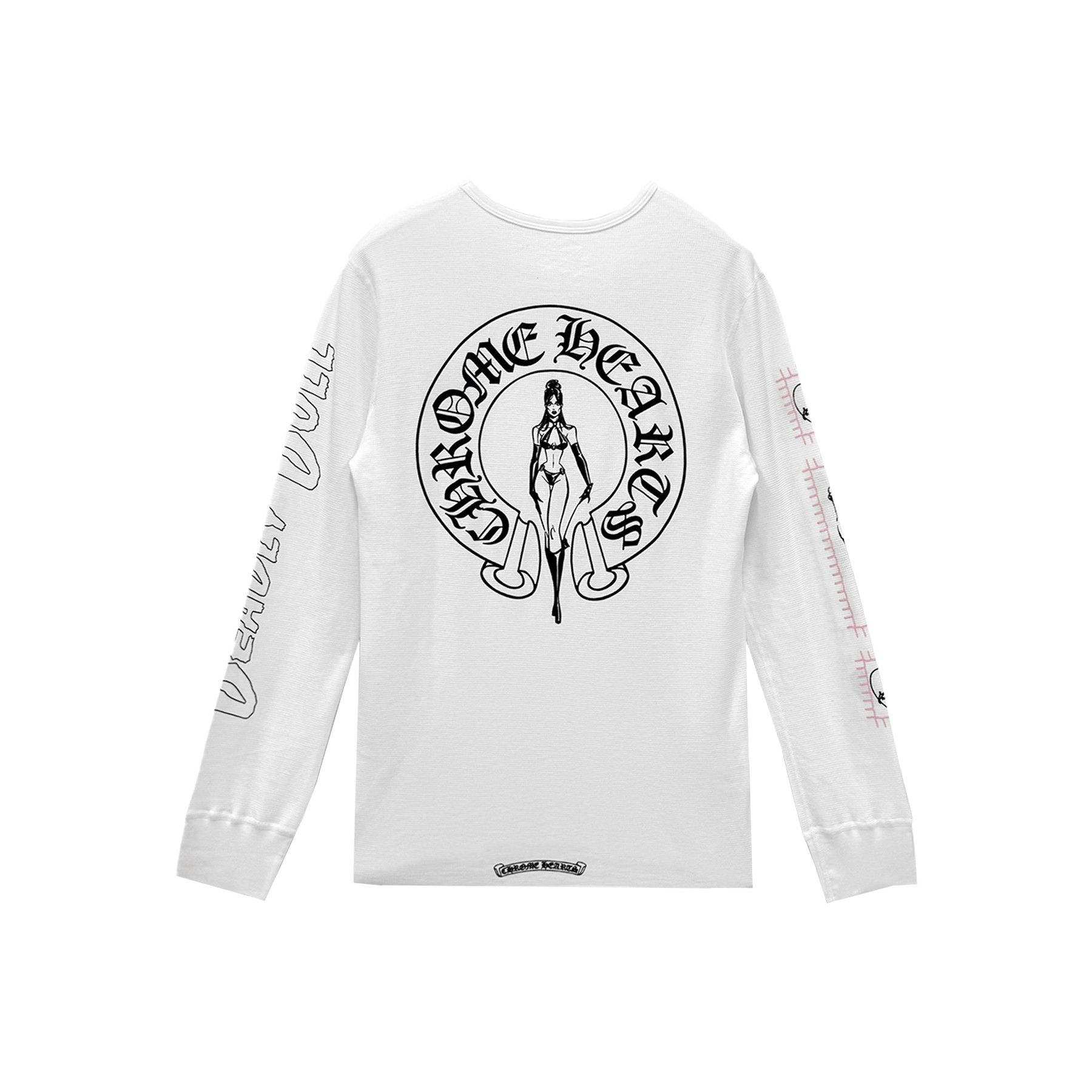 Chrome Hearts Chrome Hearts Deadly Doll Waffle Thermal Long Sleeve Tee Size XXL / US 16-18 / IT 52-54 - 1 Thumbnail