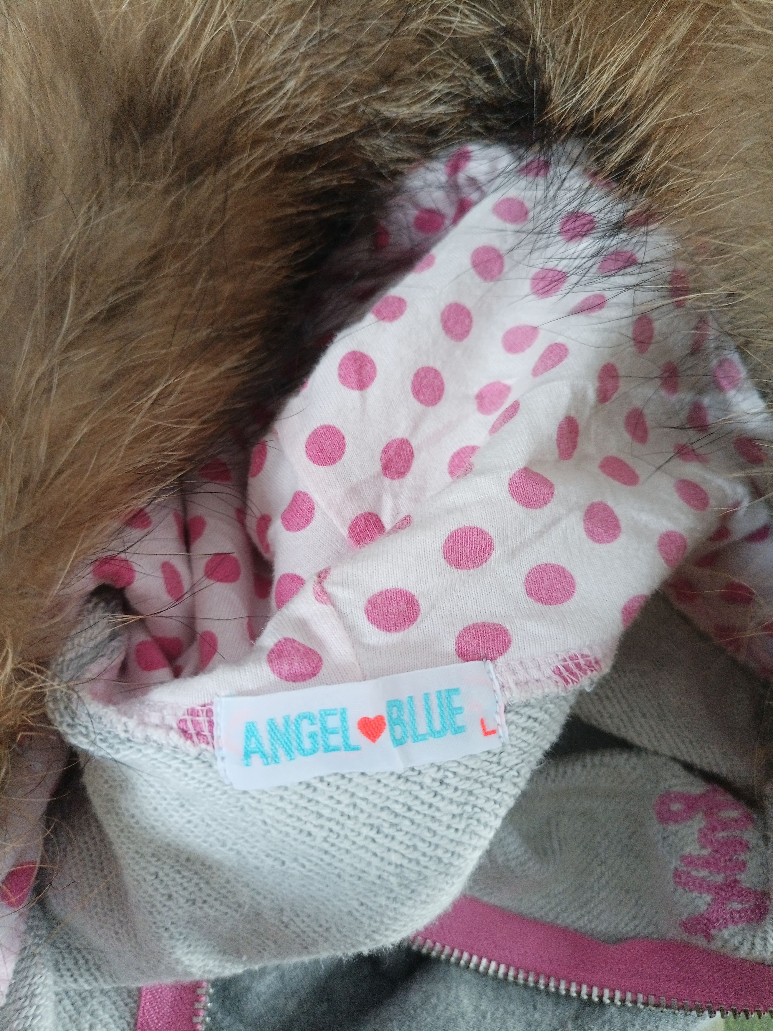 Angel Blue × Japanese Brand × Le Grande Bleu (L.G.B.) "ANGLE 💙 BLUE" R❤️ute 33 Fur Hoodie LGB Style Size US M / EU 48-50 / 2 - 10 Thumbnail