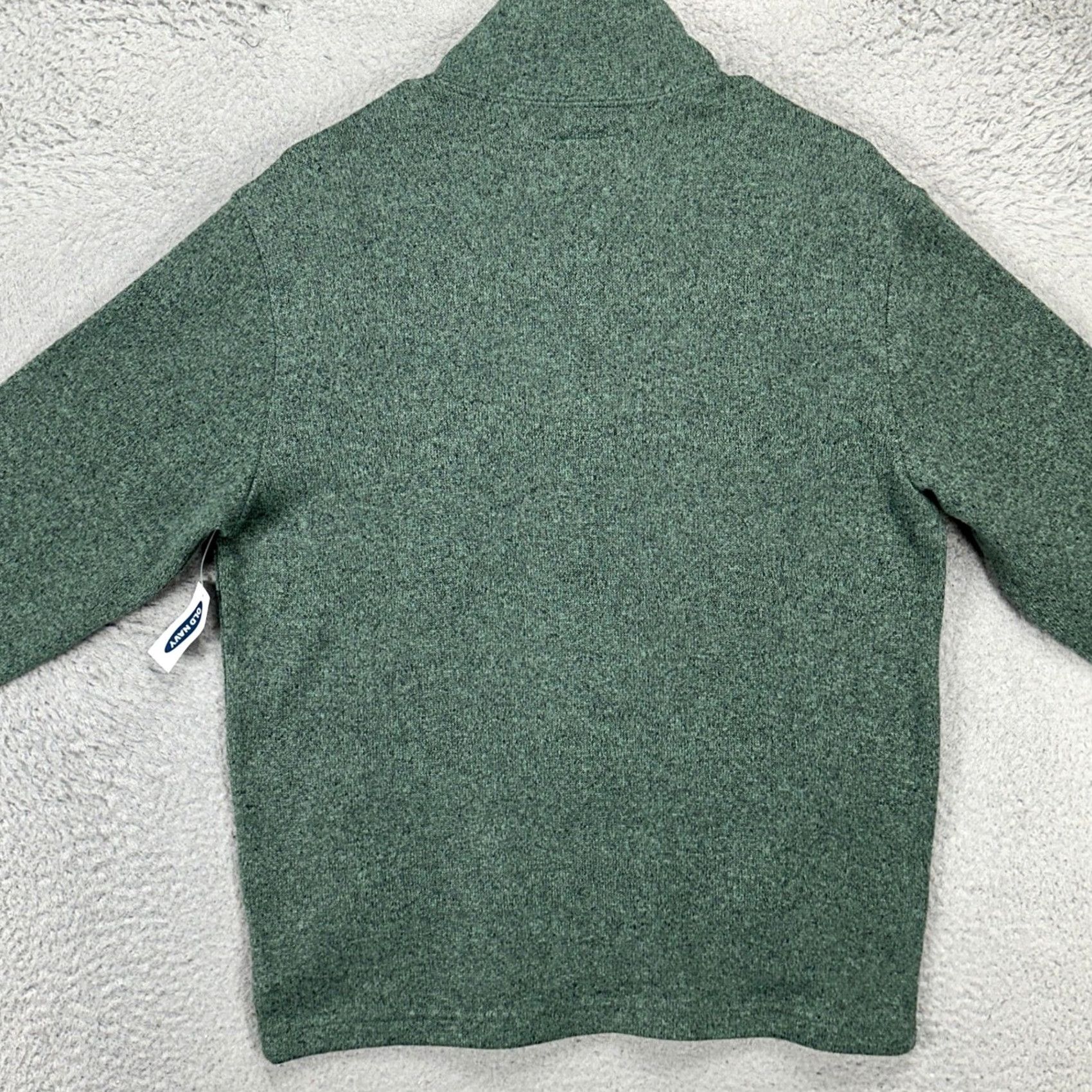 Old Navy Old Navy Mens Fleece Sweater Pullover 1/4 Zip Long Sleeve Green M Men Christmas Winter Mock Neck Size US M / EU 48-50 / 2 - 3 Thumbnail