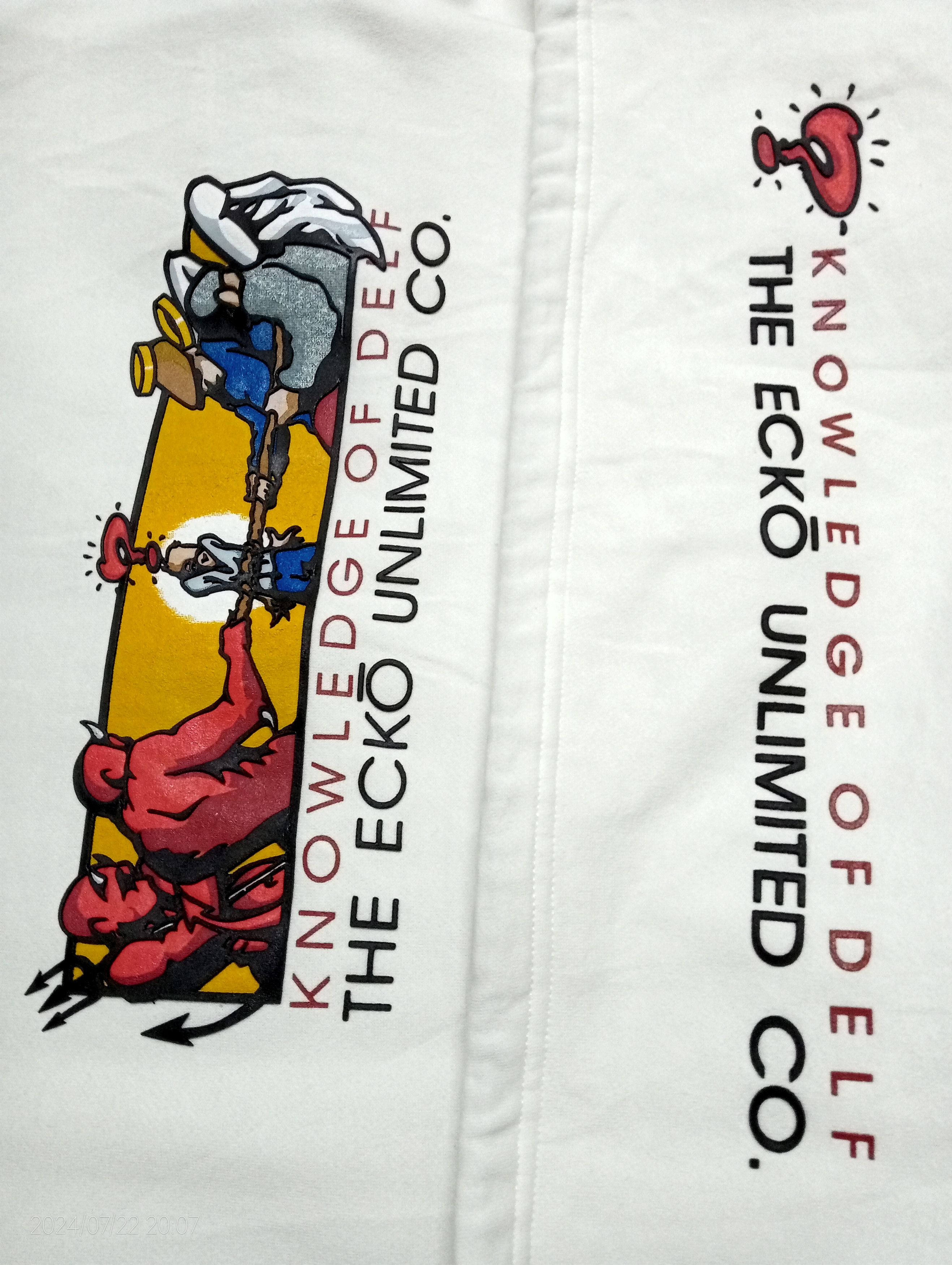 Ecko Unltd. Vintage Ecko Unltd Knowledge of Delf Pullover Hoodie. Size US XL / EU 56 / 4 - 15 Thumbnail